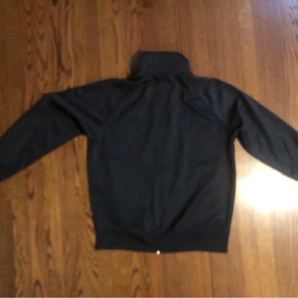 Nike Men's Charcoal Gray and White Track Jacket - Picture 3 of 6